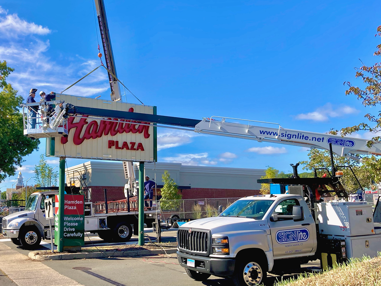 installation signage